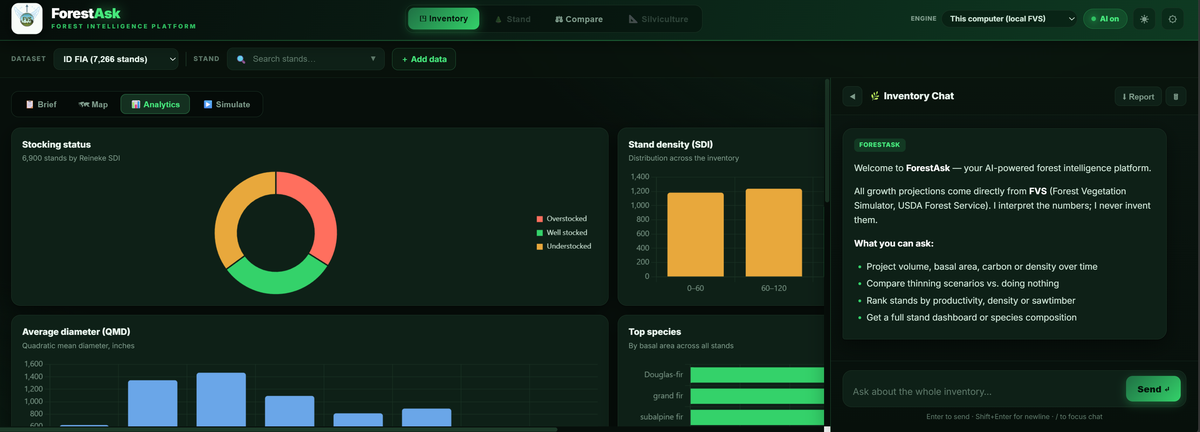 ForestAsk forest intelligence platform preview